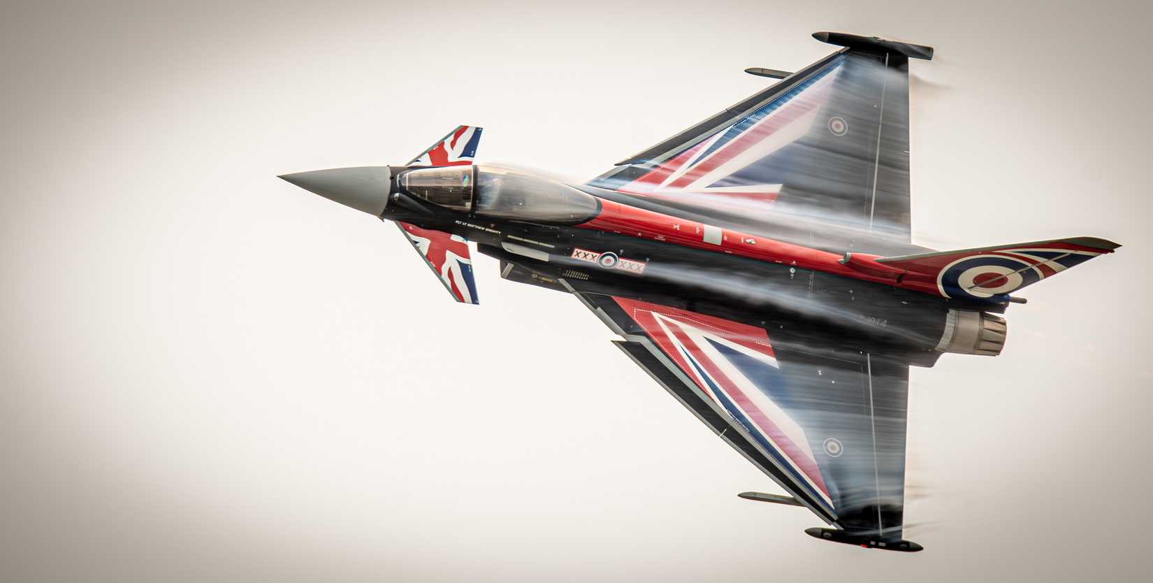 RAF Typhoon Inflight