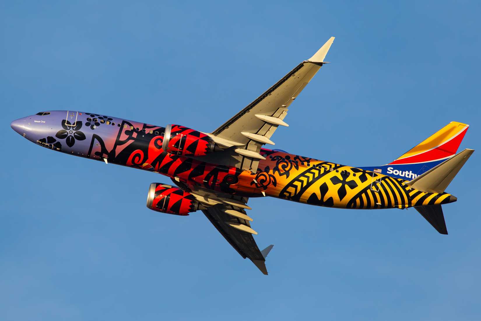 Southwest 737 Imua One Inflight
