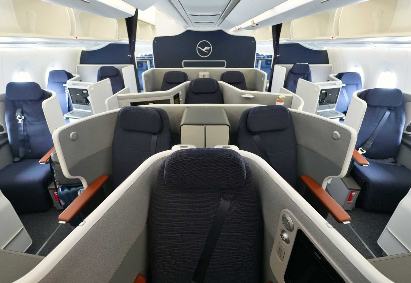  Lufthansa Allegris business class product aboard an Airbus A350