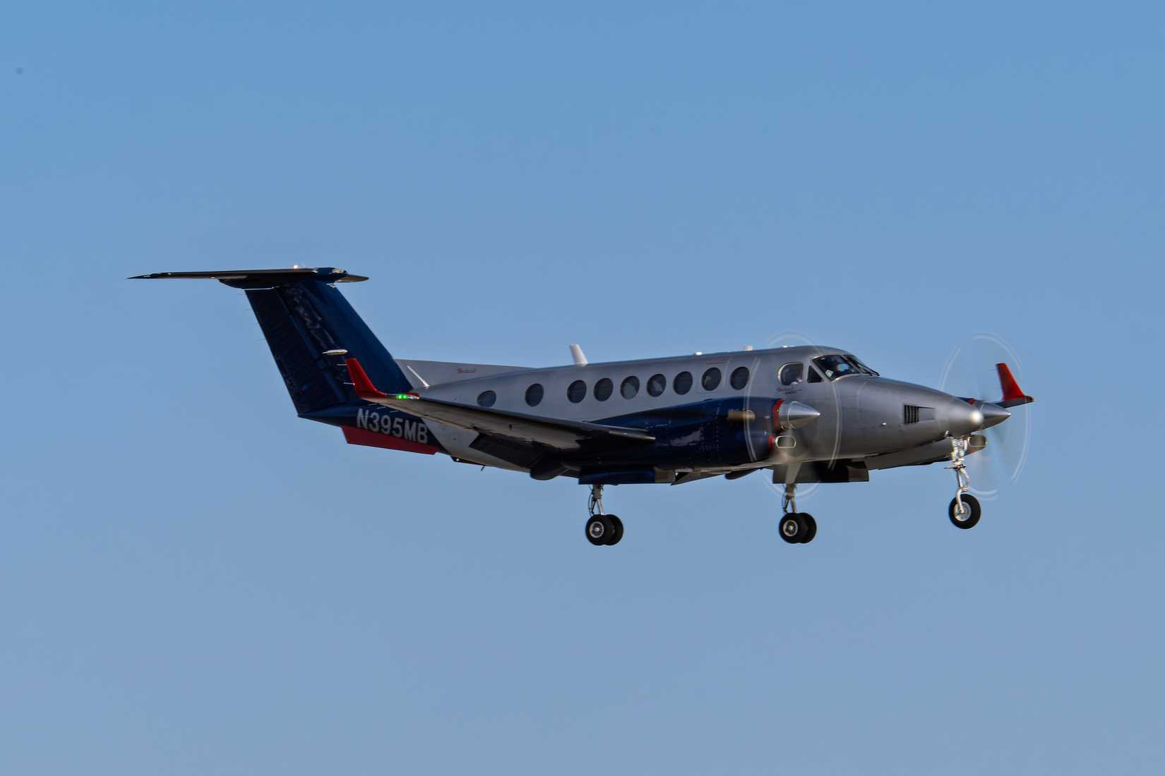 King Air On Approach