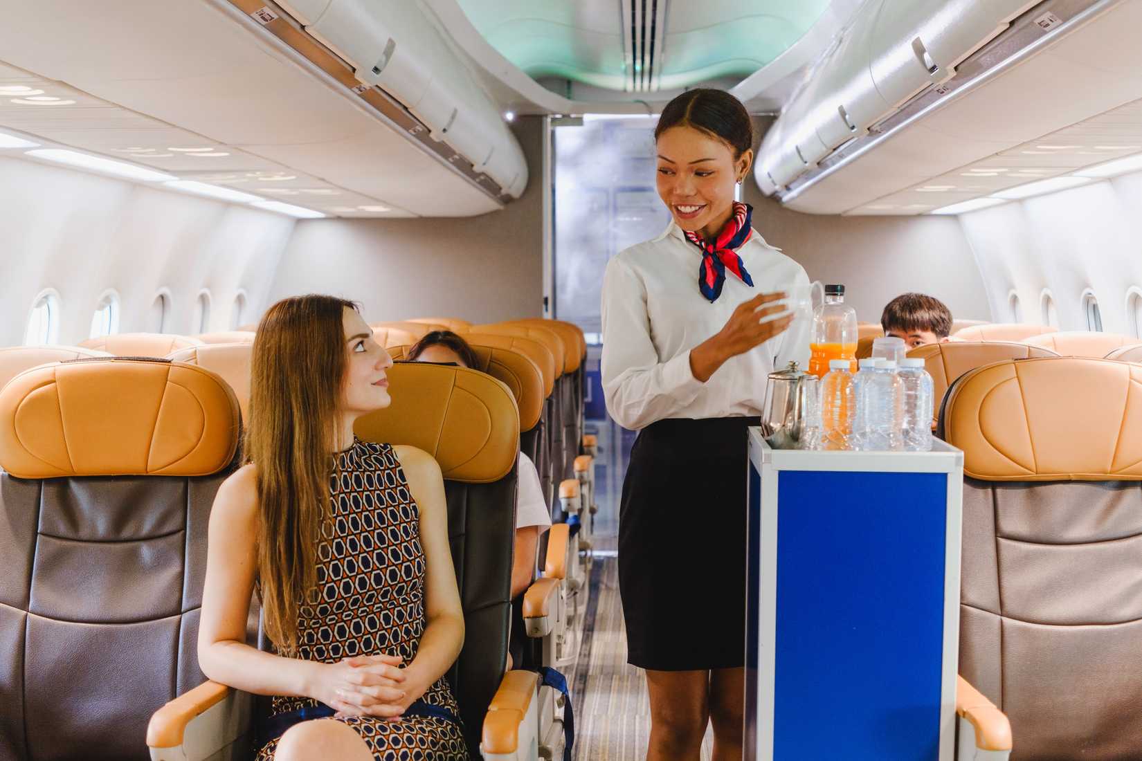 Flight Attendant inflight service