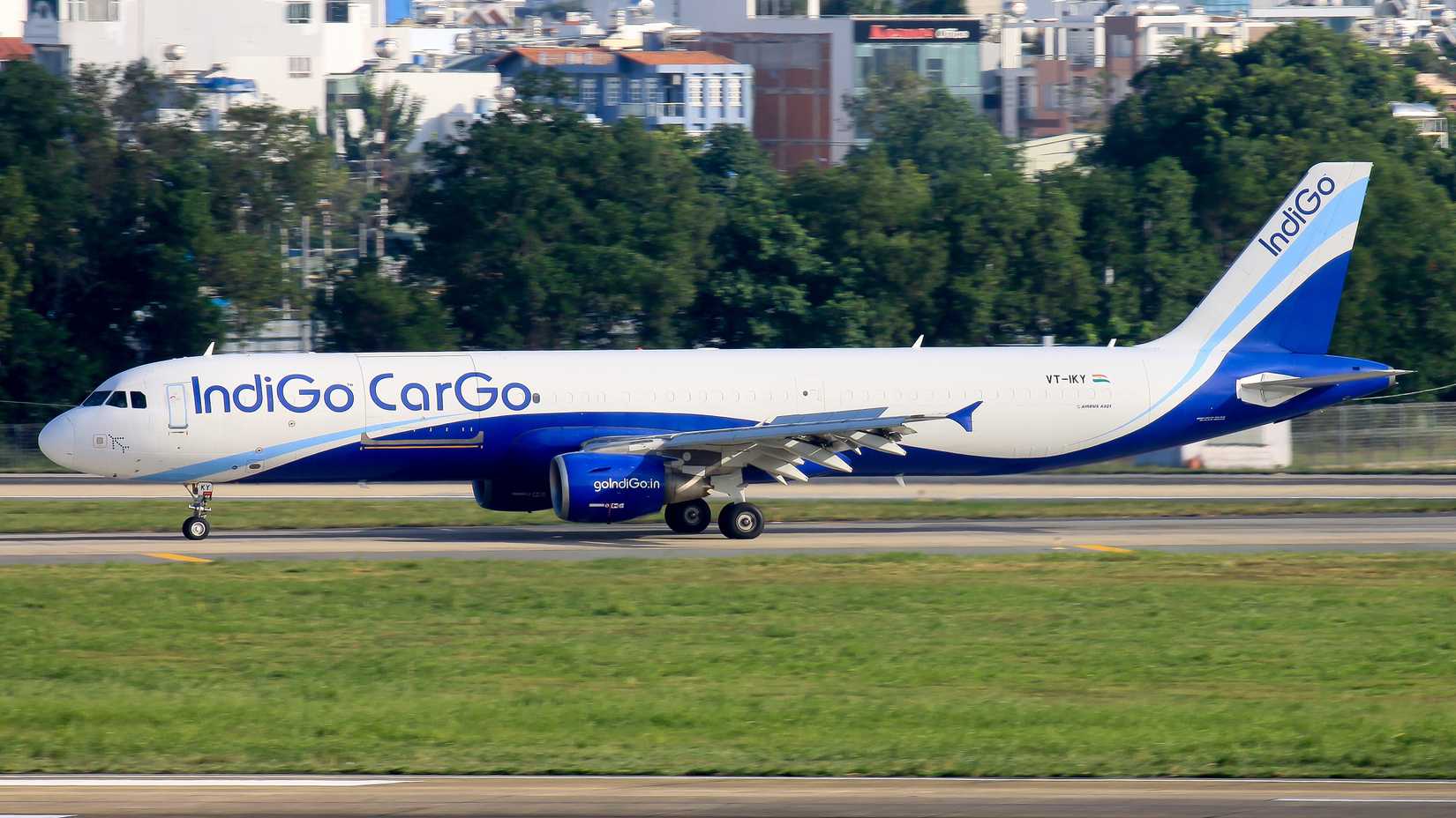 IndiGo Airbus A321-200P2F Taxiing