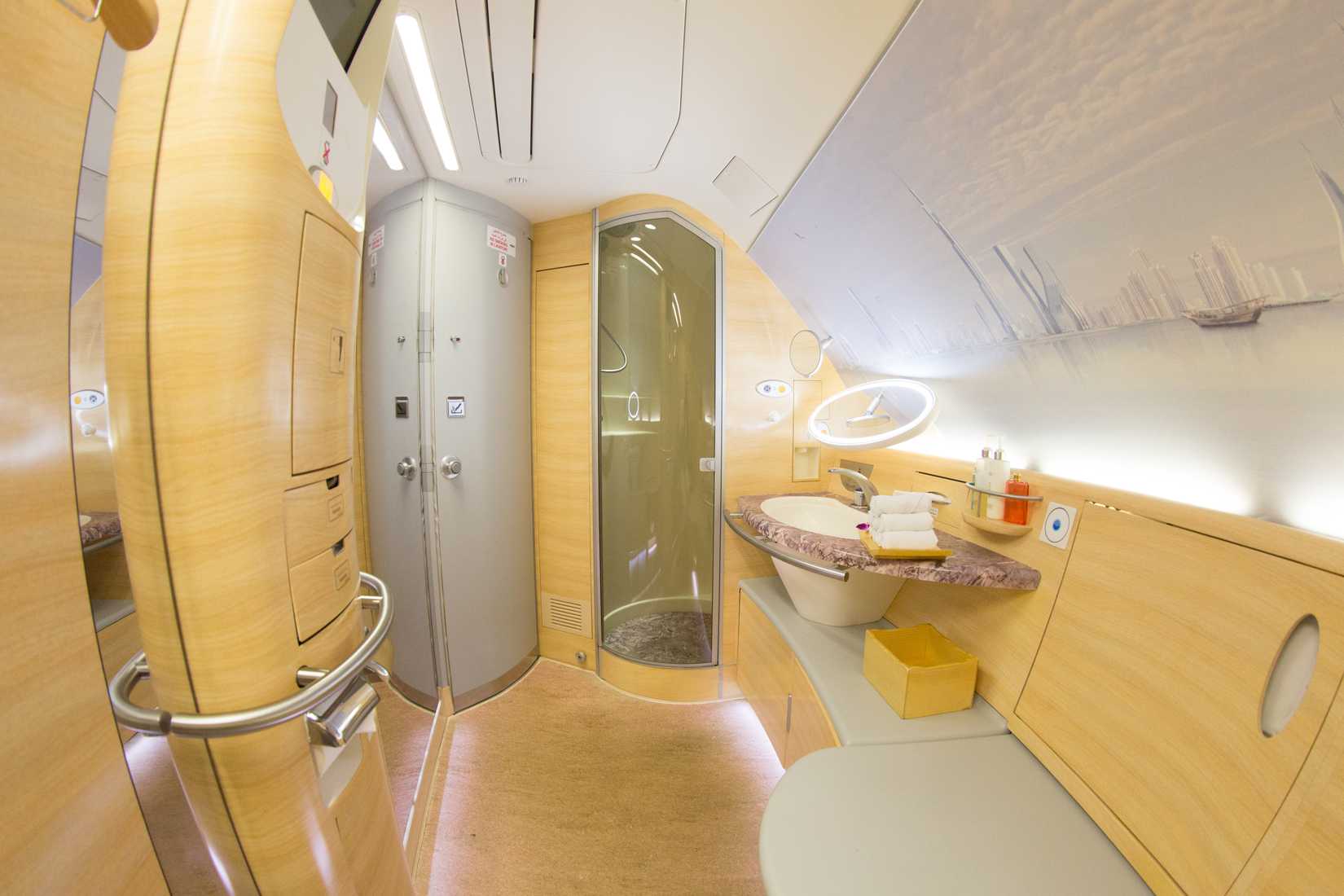 Emirates A380 Shower Suites