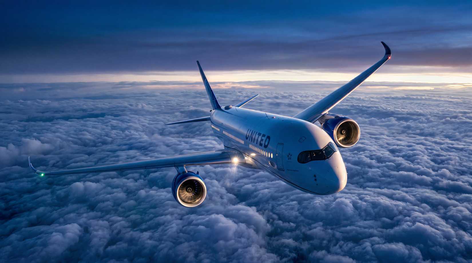 SF Airbus A350 United Airlines Concept