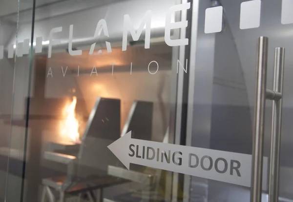 fire trainer for flight crew and flight attendants