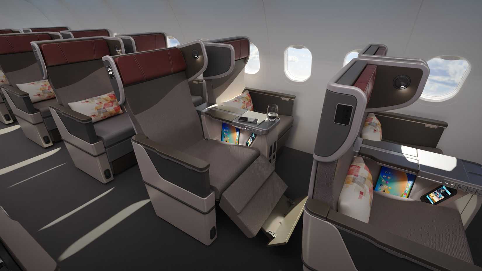 TCI Royalux premium economy or business class seats