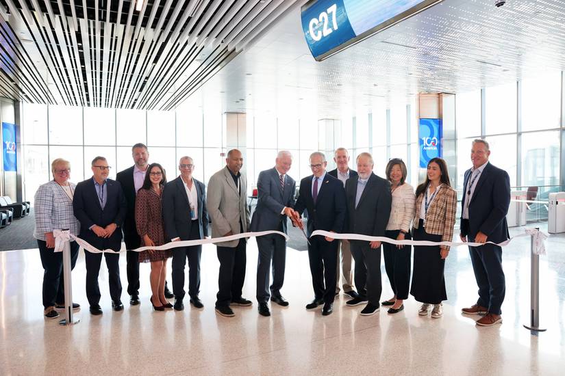 The major milestone was celebrated among partners, including American and DFW Airport, with a ribbon-cutting ceremony.