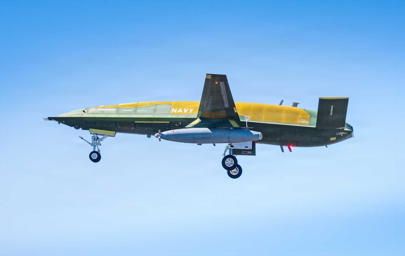 The MQ-25 is the Navy’s first operational carrier-based unmanned aircraft.