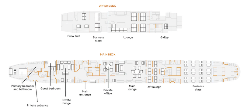 trump vc-25b qatar floorplan amac aerospace