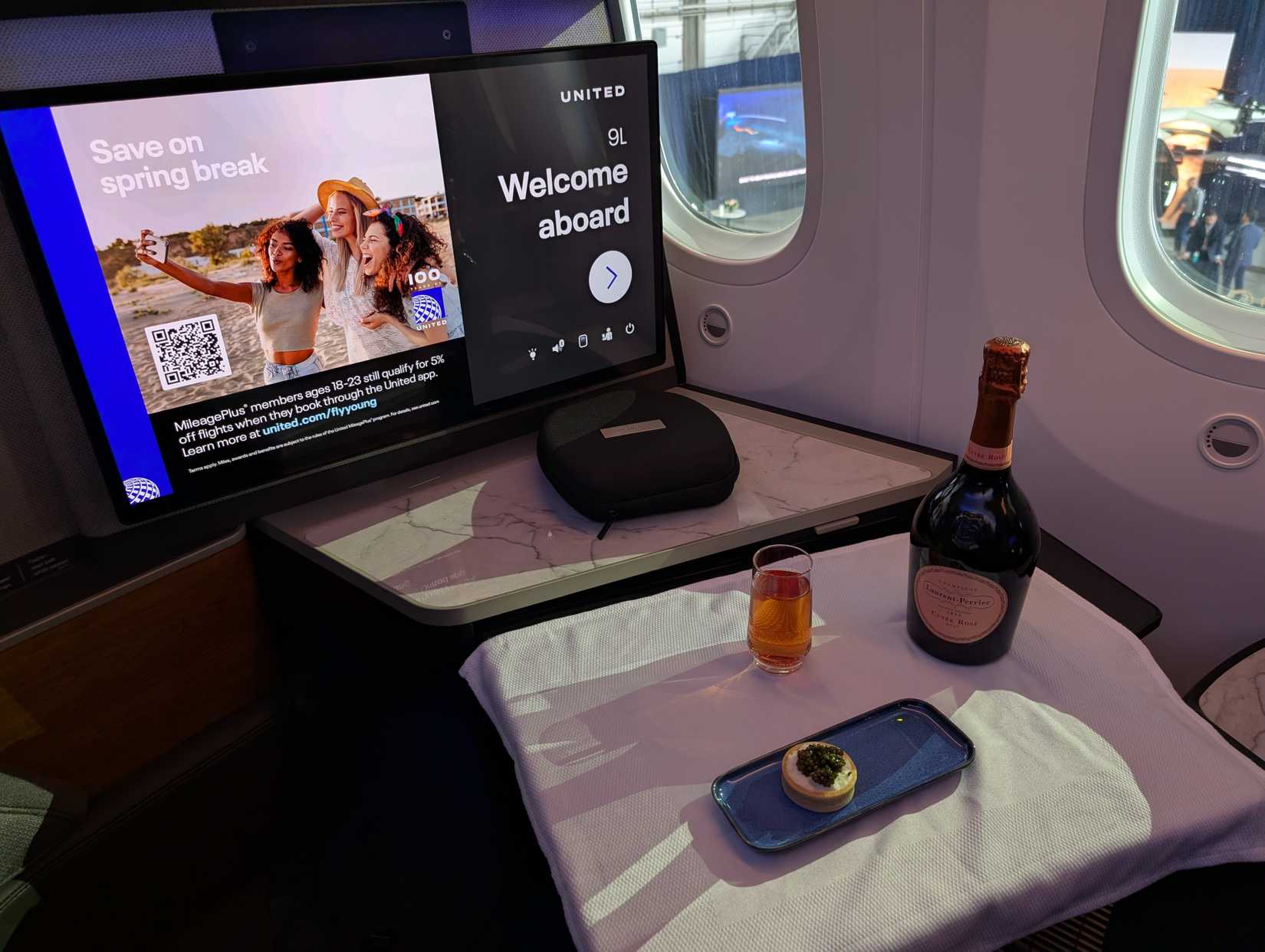 United Airlines N61101  cabin