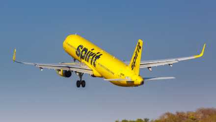 Spirit Airlines Airbus A321 Climbing