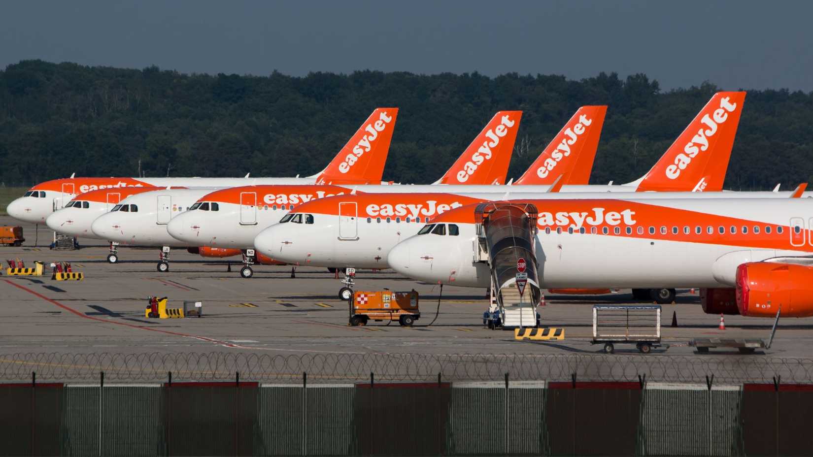easyJet A320 at Malpensa