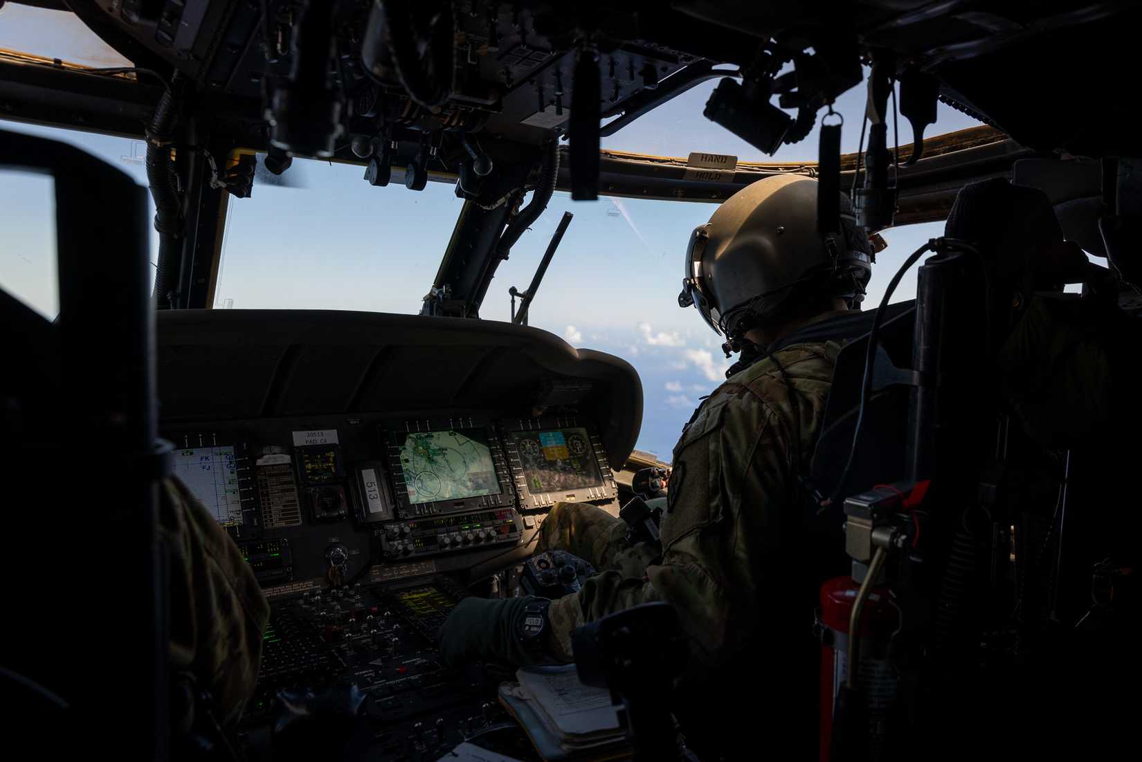 Warrant Officer Garrett Beckham, a UH-60 Blackhawk pilot assigned to the 3rd Battalion, 25th Aviation Regiment, 25th Combat Aviation Brigade