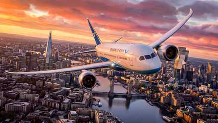 XiamenAir Boeing 787-9 mock up image