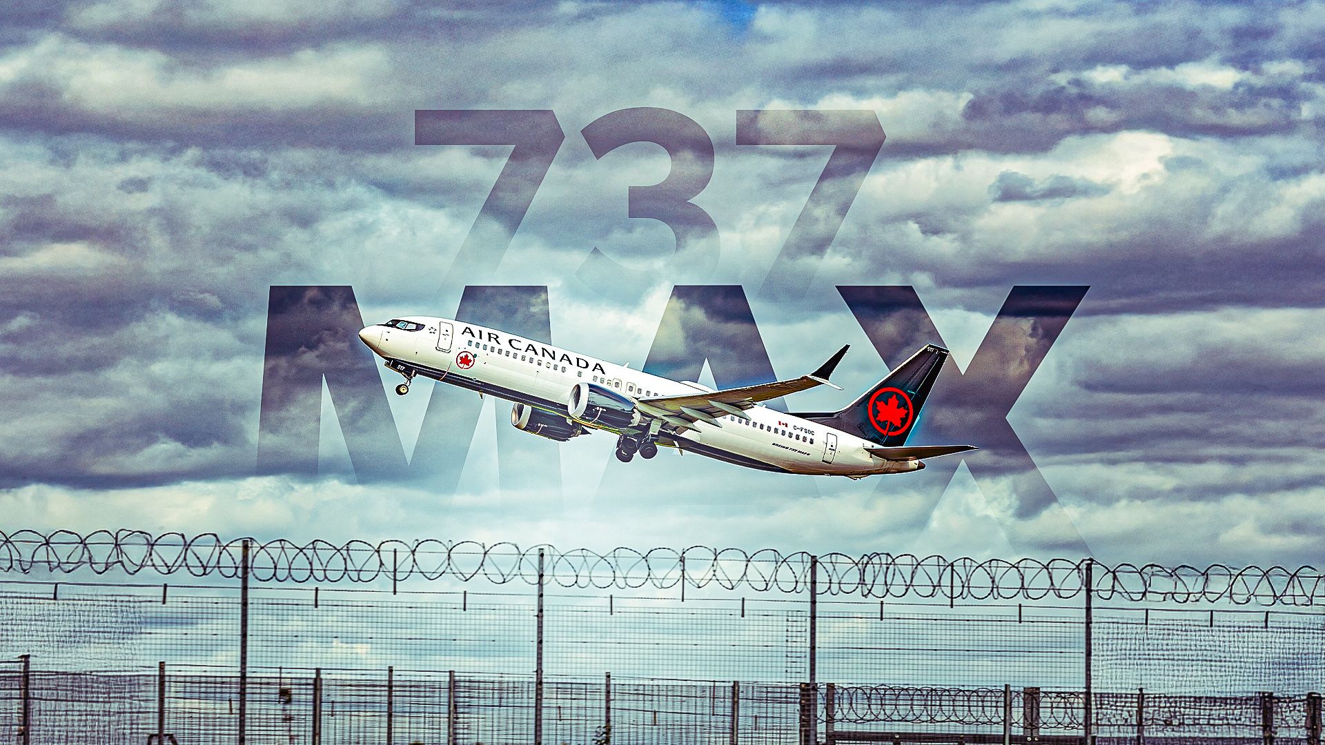 Ой: Air Canada проверяет повреждения Boeing 737 MAX 8, который вылетел за пределы взлетно-посадочной полосы в Монреале