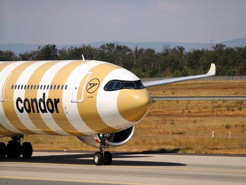 Condor A330-900 taxiing