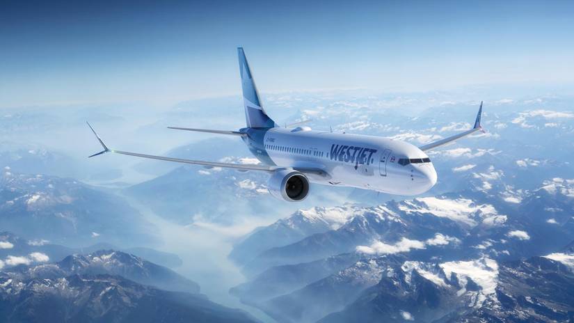 WestJet 737 MAX Inflight