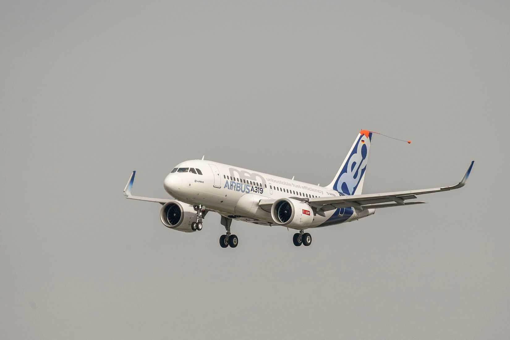Airbus A319neo In Flight