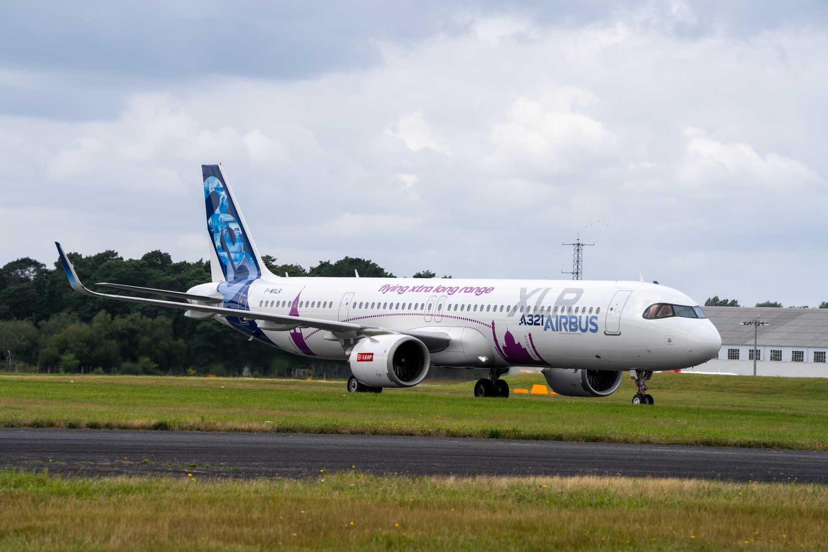 A321XLR aircraft taxiing