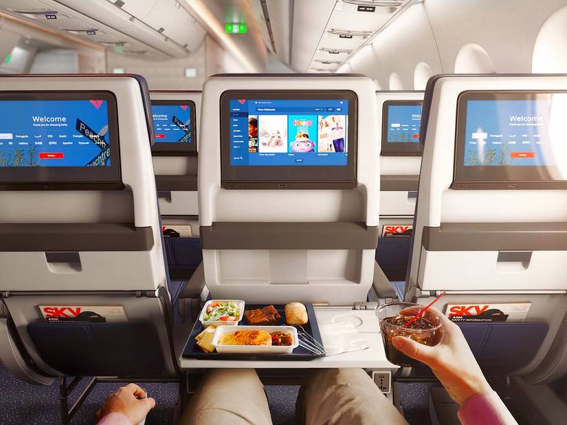 Delta Air Lines A350: Interior - Main Cabin