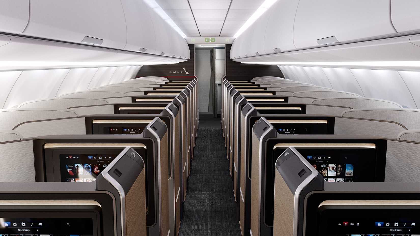 AA A321XLR Flagship suite cabin