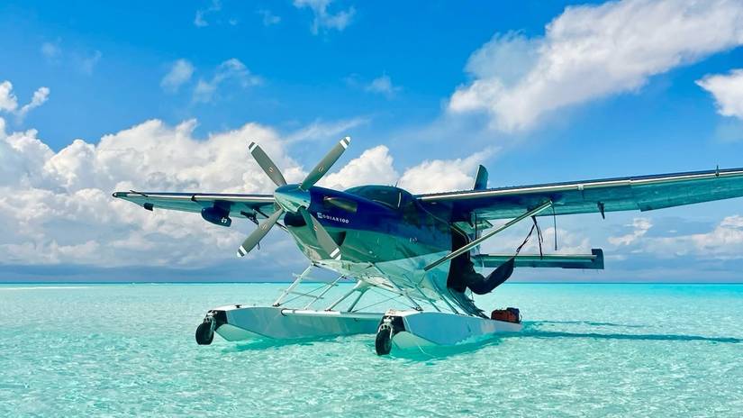 Acadian Seaplanes Kodiak 100 at a tropical destination_cropped