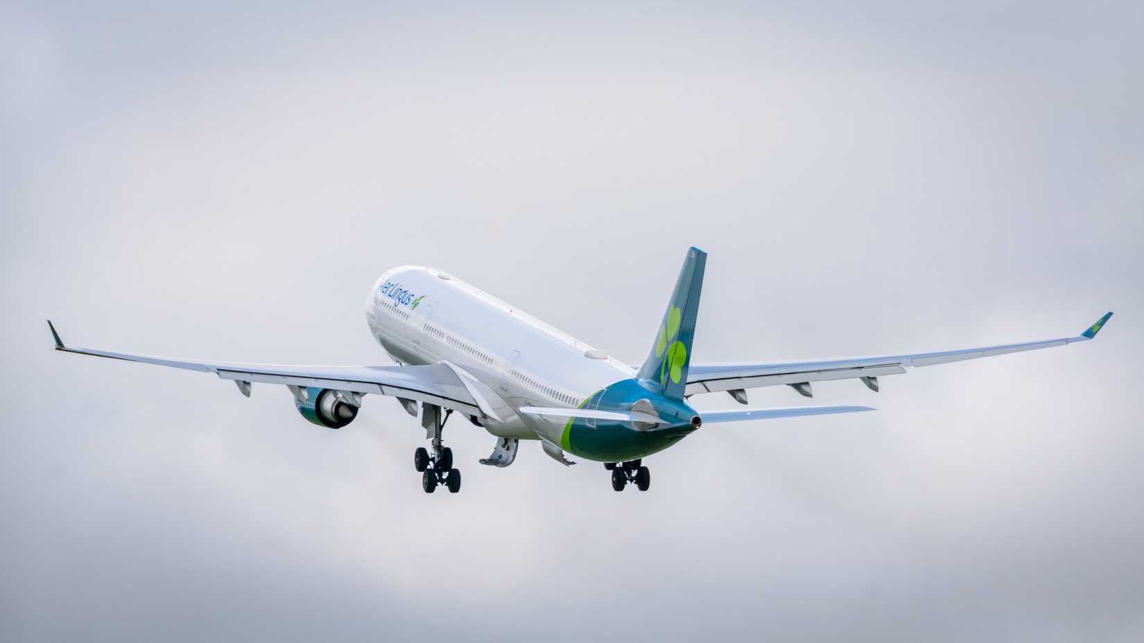 Aer Lingus A330 on initial climb