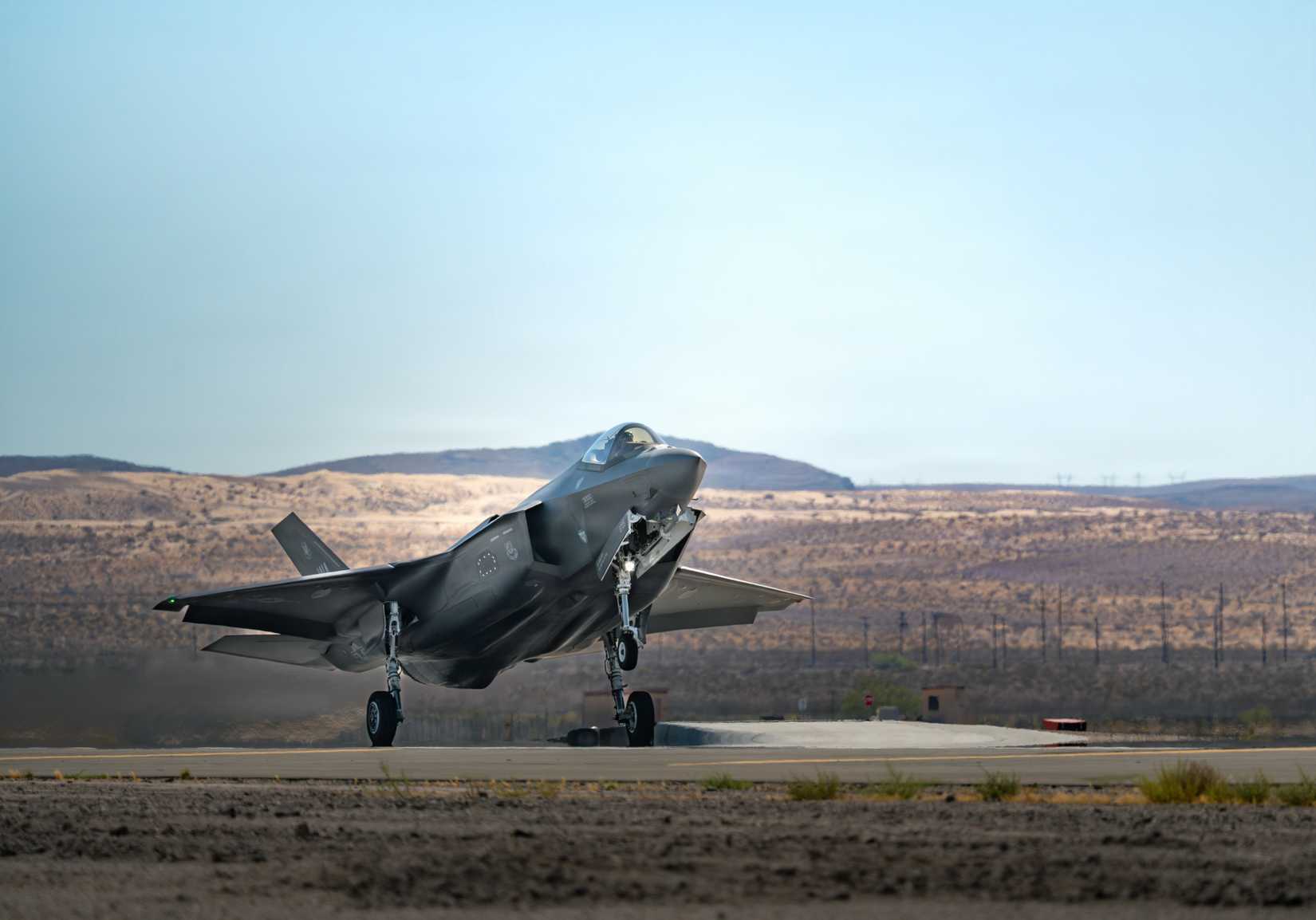 Air Force F-35A Lightning Il aircraft assigned to the 6th Weapons Squadron, U.S. Air Force Weapons School