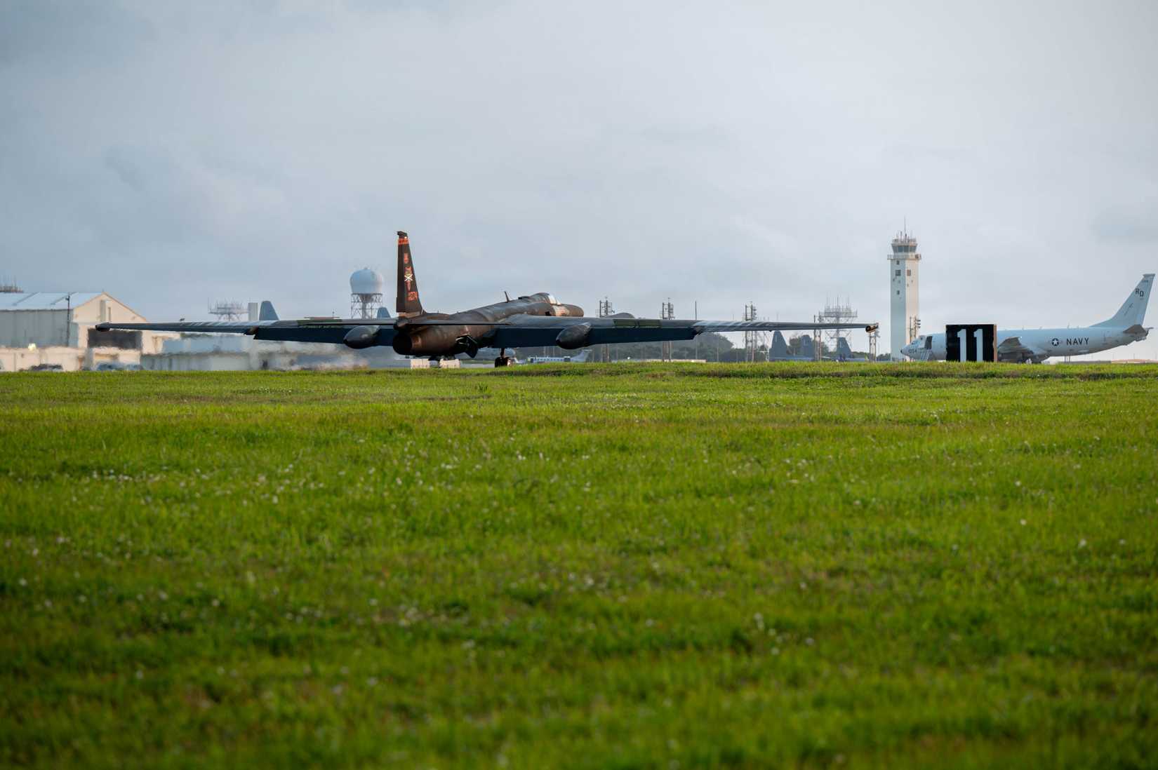 Air Force U-2 Dragon Lady assigned to the 5th Reconnaissance Squadron, Osan Air Base, Republic of Korea