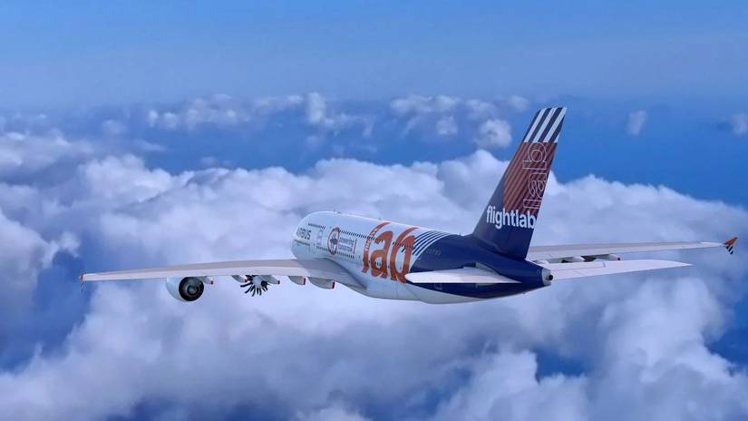 Airbus A380 engine 2 CFM propulsion clouds
