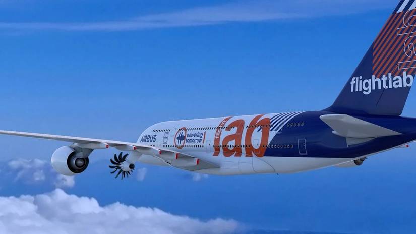 Airbus A380 engine 2 CFM propulsion lab