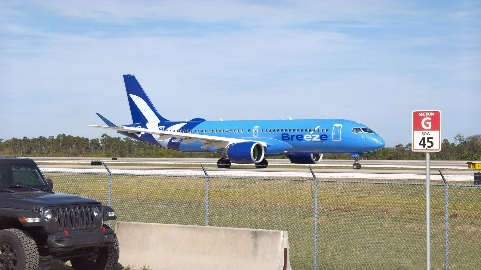 Hour Flights: Breeze Airways' 11 Longest Airbus A220 Routes Revealed [Map]