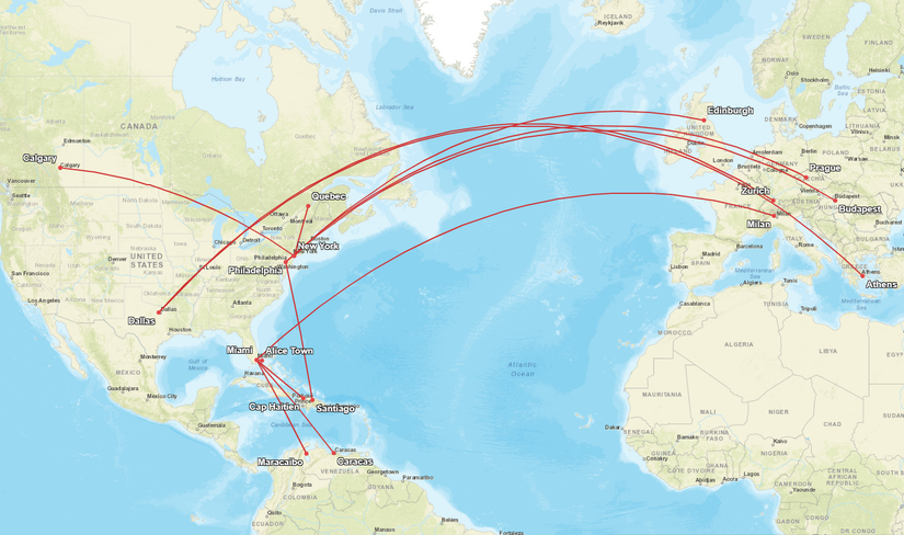 Aalrt Routes American Airlines Launches 13 Exciting New Nonstop International Routes ...