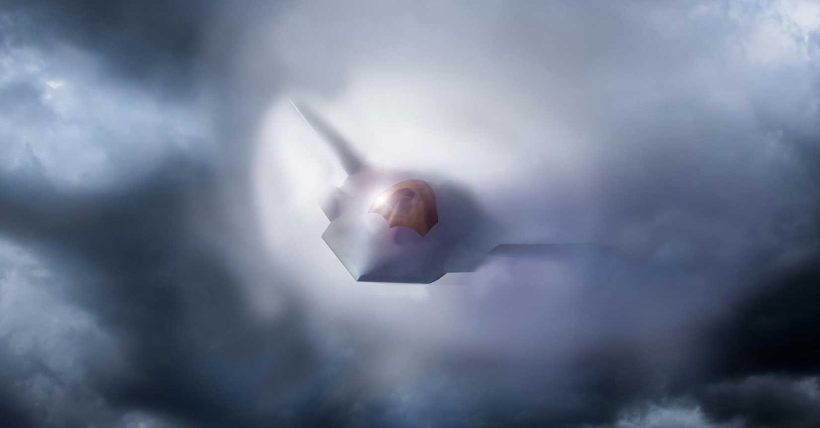 Artist's rendering of the Boeing F-47 Next Generation Air Dominance