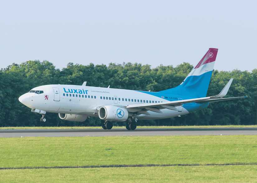 Luxair 737 Landing