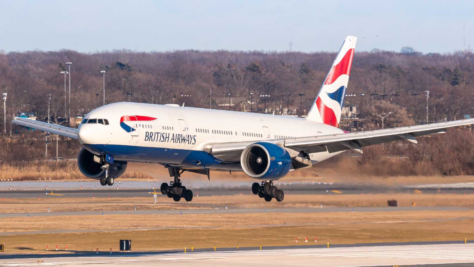 BA 777 landing