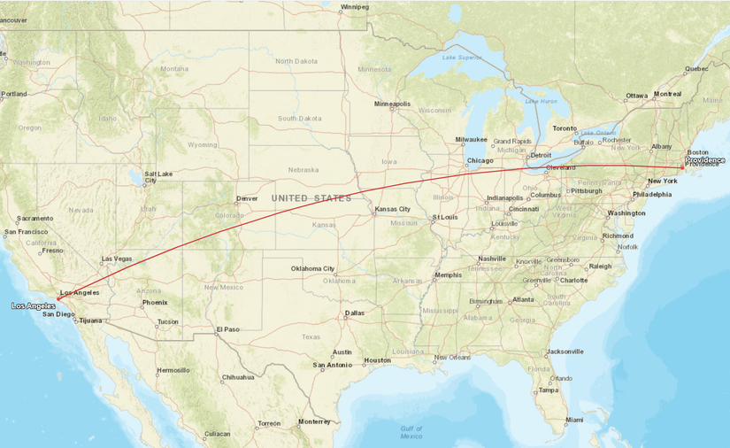 Breeze Providence LAX Map