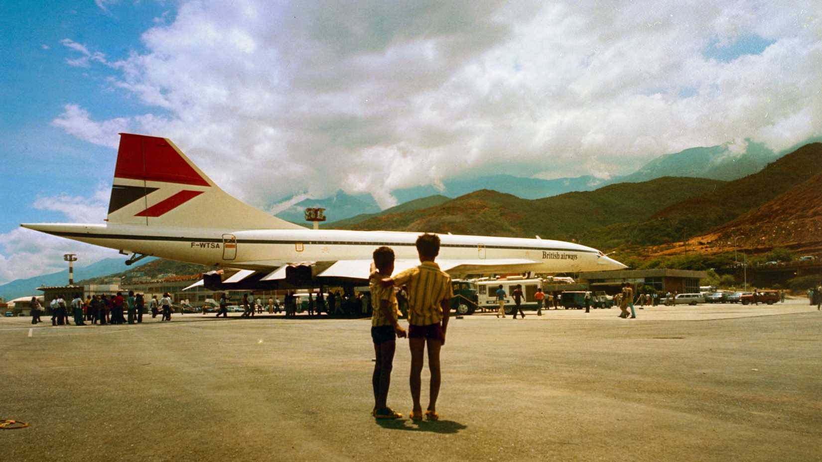 British Airways Concorde on tour