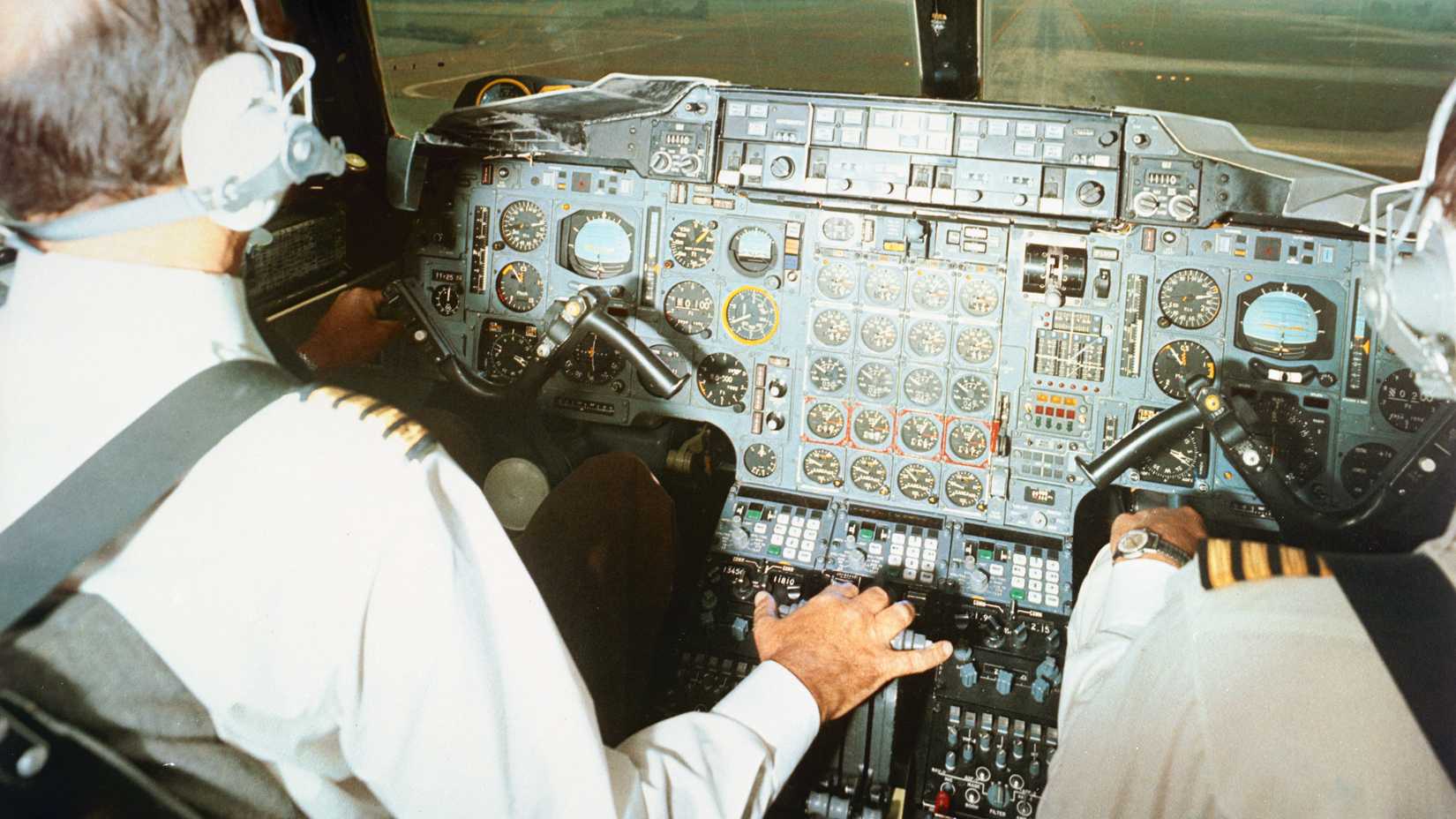 British Concorde cockpit