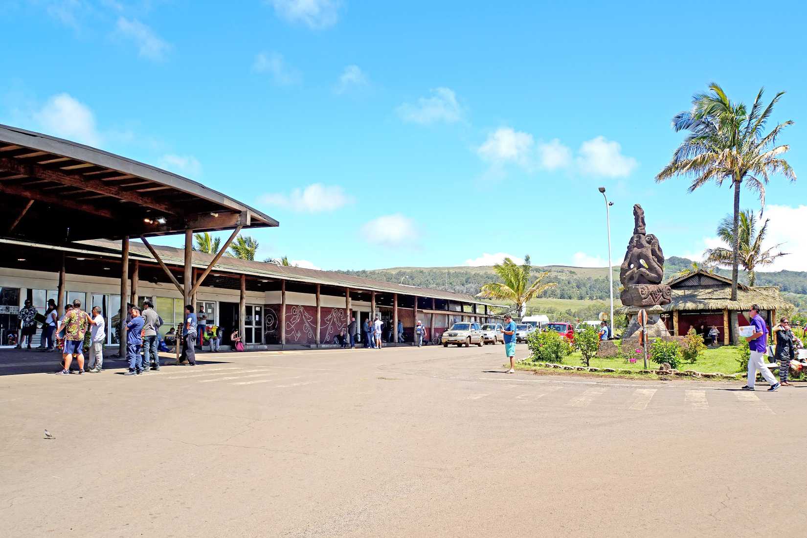 The airport's terminal