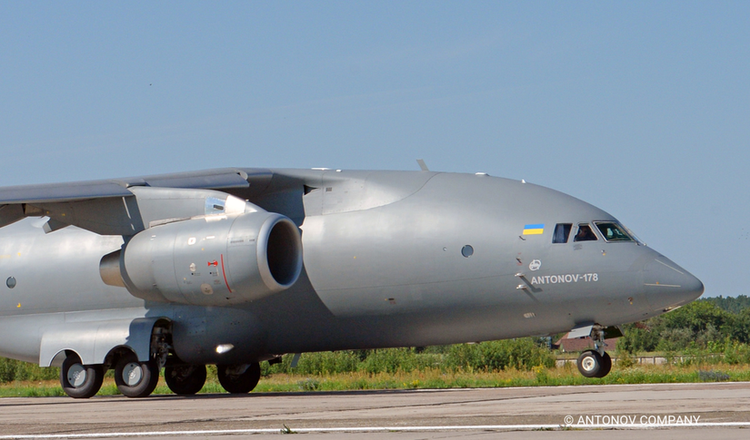 Close up of Antonov An-178