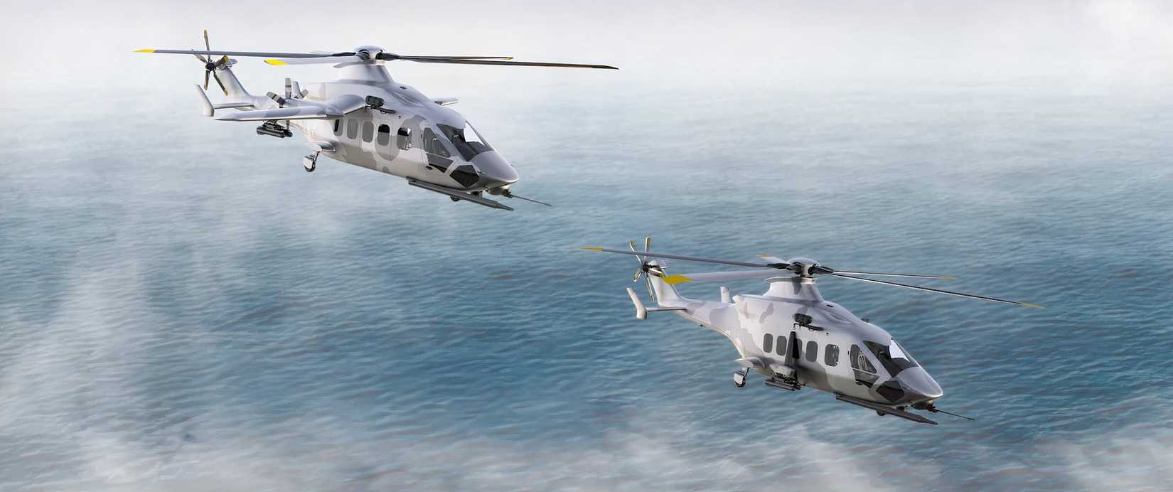 Digital rendering of Airbus' next generation rotorcraft concepts