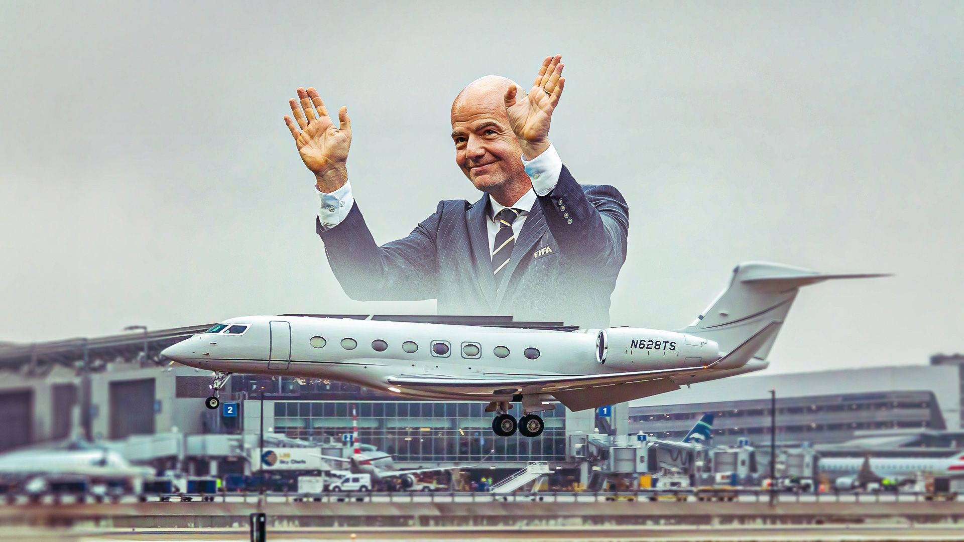 Inside The FIFA President's Cross-Continental Private Jet World Cup Tour