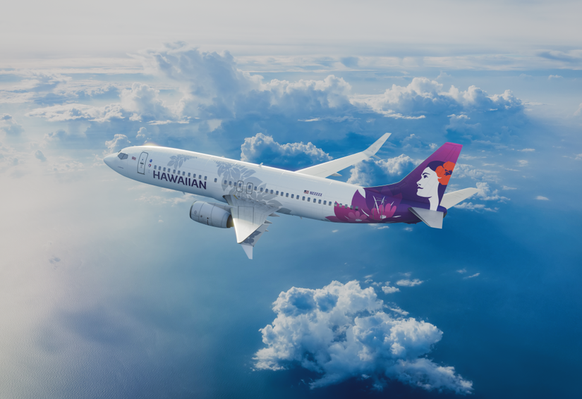 Hawaiian 737 Clouds Rendering