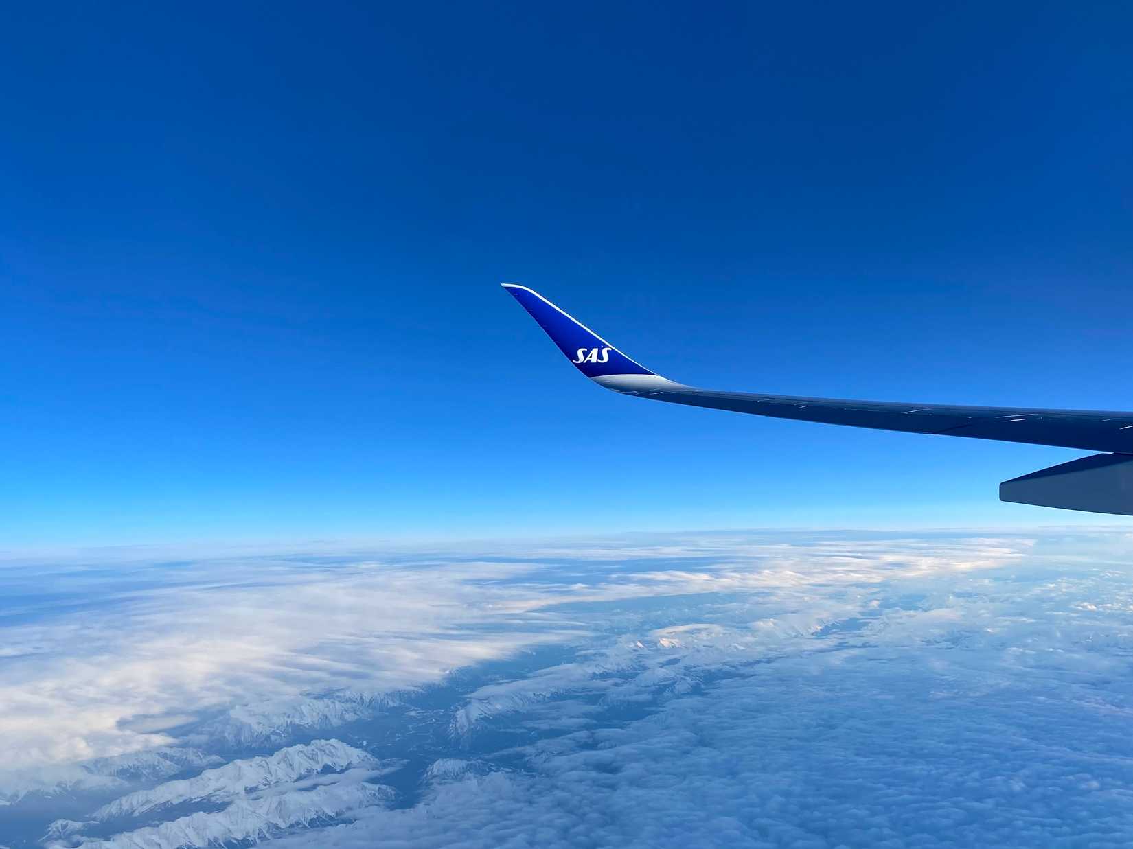 SAS A350 Winglet From The Window