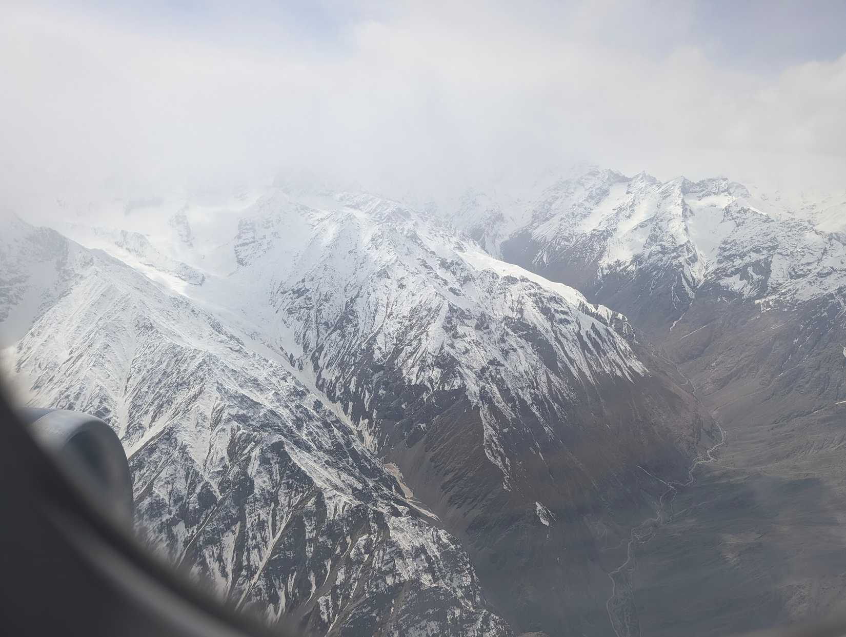Mountains from aircraft taking off from Skardu-1
