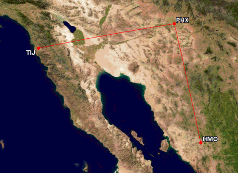 PHX SHORTEST ROUTES