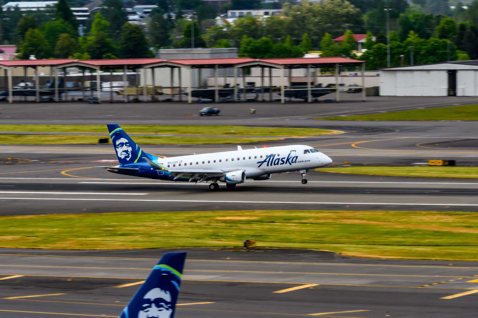 Portland International Airport Alaska Airlines Embraer E175