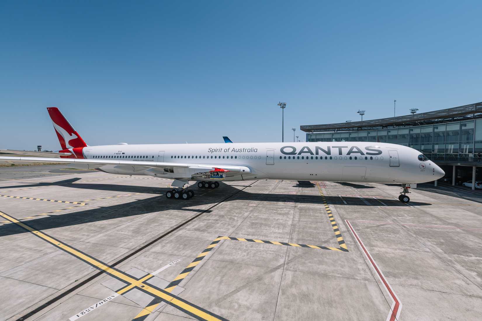Qantas Airbus A350-1000ULR aircraft 