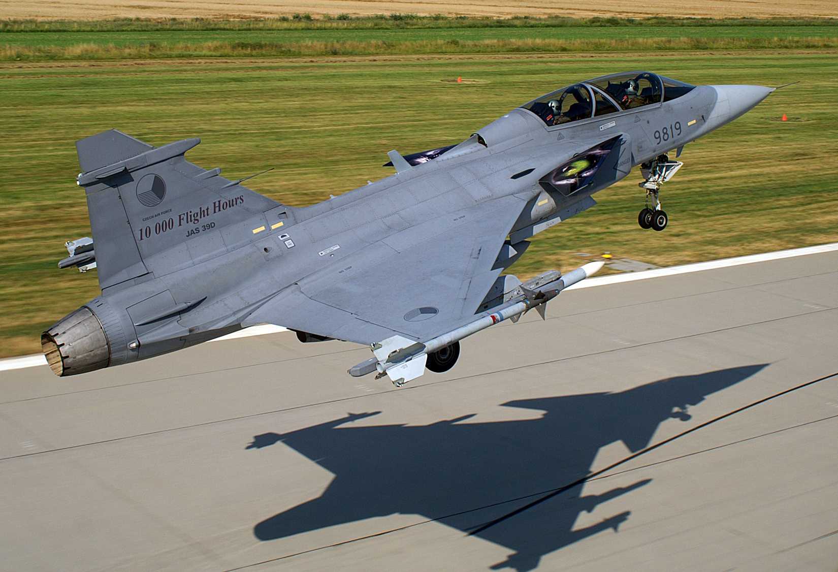 Saab Gripen Czech Air Force Take Off